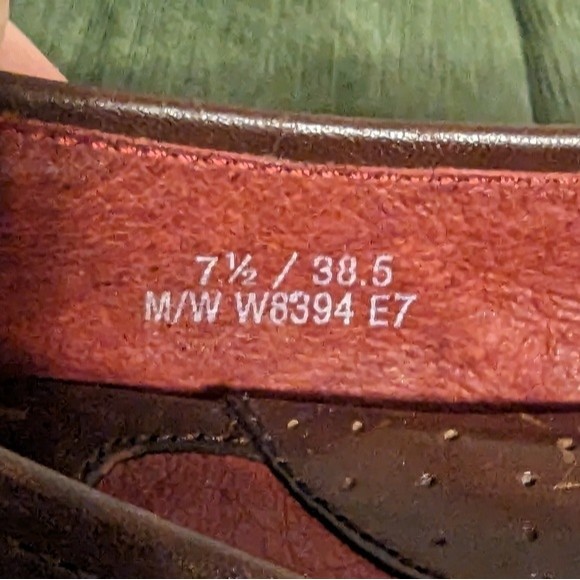 Born Scotti Metallic Brown Genuine Leather Slip On Boho Ballet Flats - Picture 10 of 12